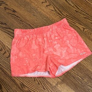 Huk Coral Patterned Shorts